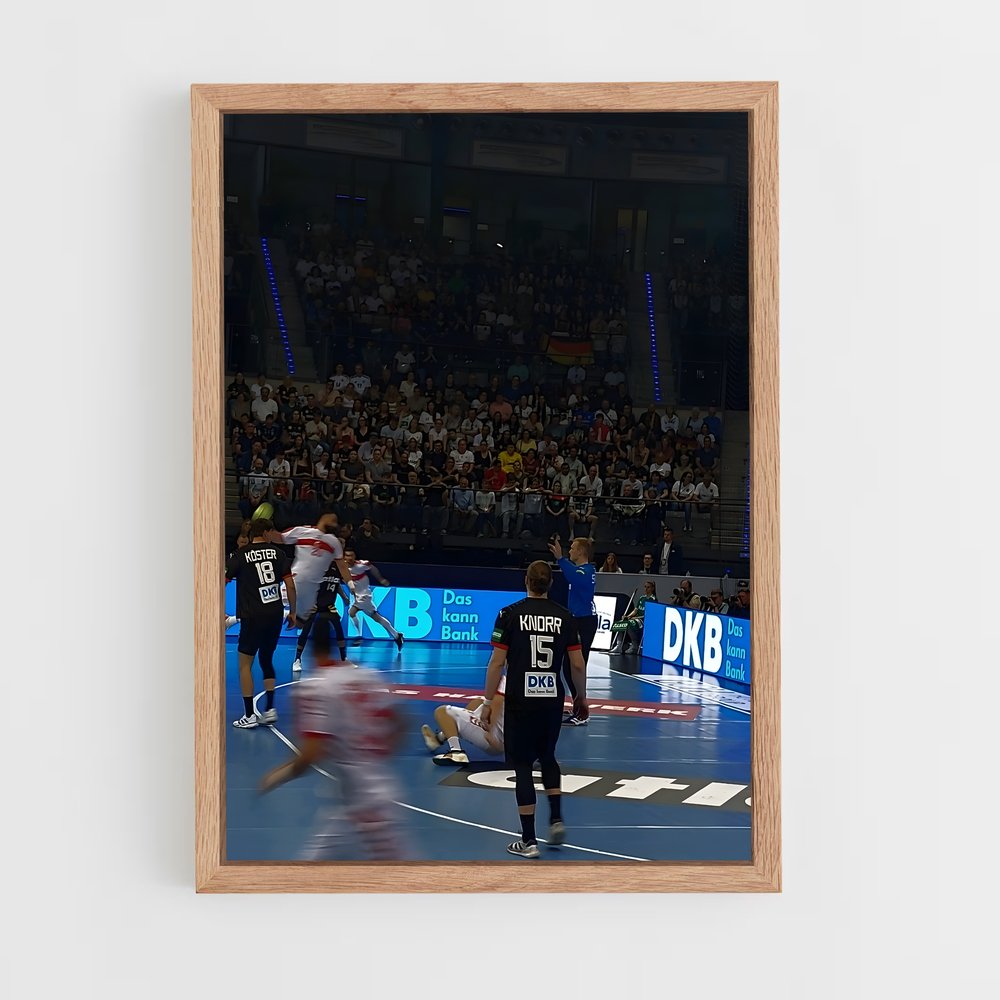 Poster Équipe de Handball Allemagne (vue 4)